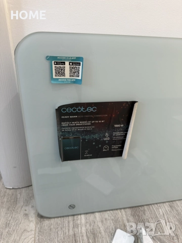 🔥 Cecotec Ready Warm 6650 Crystal Connection КОНВЕКТОР, снимка 4 - Отоплителни печки - 56255431