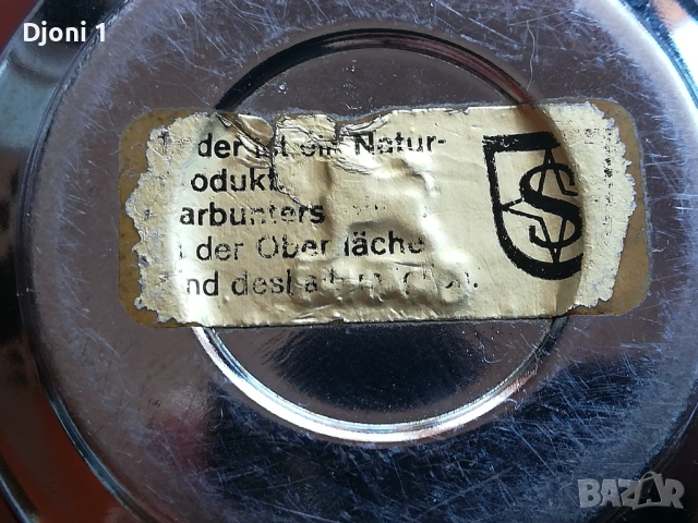 Винтидж запалка с пепелник , снимка 3 - Антикварни и старинни предмети - 53619897