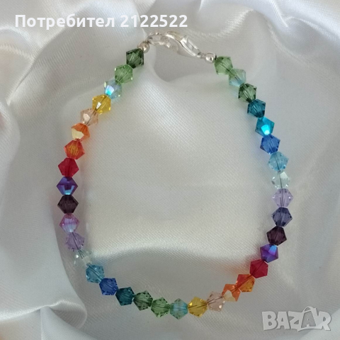 Гривни от Swarovski Crystals, снимка 14 - Гривни - 36407140