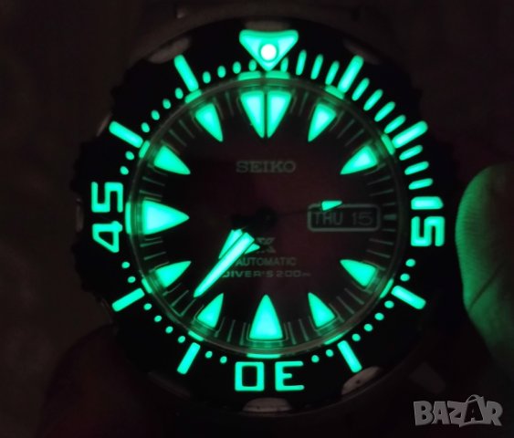 Нов часовник Seiko Monster 2nd gen. - mod, снимка 6 - Мъжки - 41099847