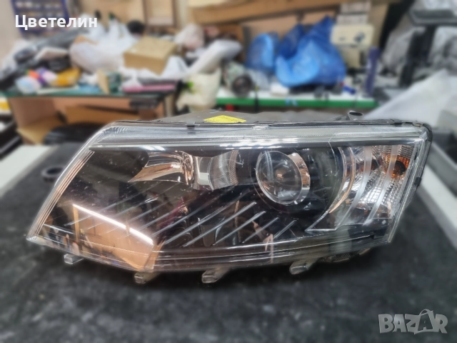 Ляв фар Skoda Octavia 3 lqv far шкода октавия 3, снимка 4 - Части - 52945334