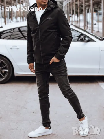 Мъжко преходно яке с качулка, 5цвята , снимка 10 - Якета - 47359549