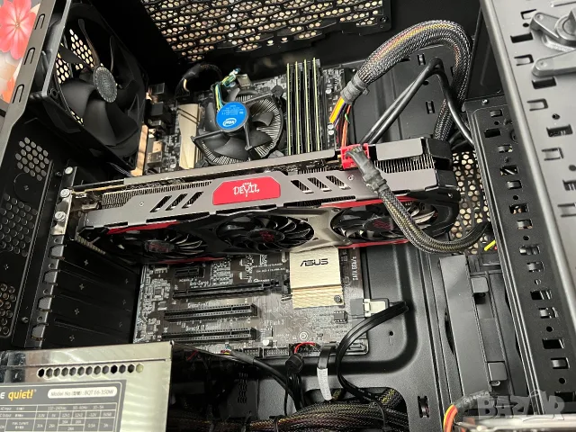 Геймърски Компютър / i5 6400 / 16GB RAM / RX 570 / SSD , снимка 7 - Геймърски - 56288262