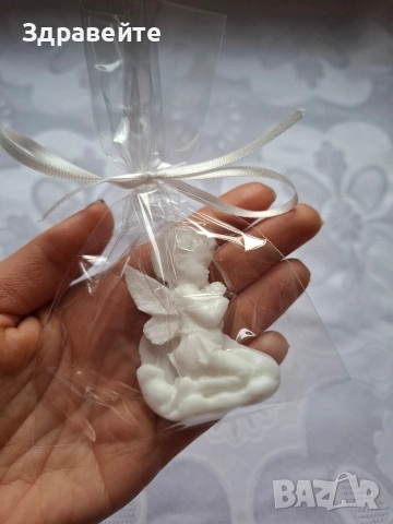 Ароматно глицериново сапунче "Ангелче", снимка 2 - Декорация за дома - 53365612