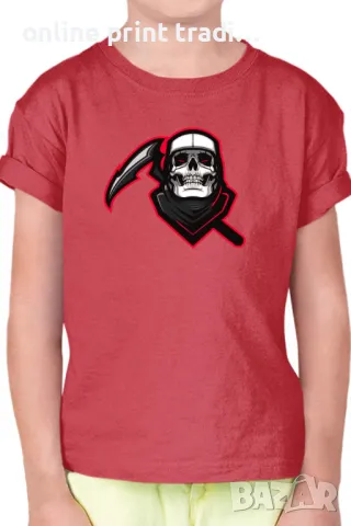 Детска тениска Фортнайт Fortnite Skull Trooper 04, снимка 5 - Детски тениски и потници - 48524433