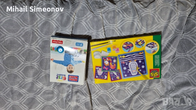  ses детски творчески комплект за рисуване със сол и бои.+ подарак