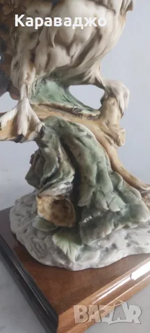 Статуетка Сова Capodimonte, снимка 3 - Статуетки - 48361358
