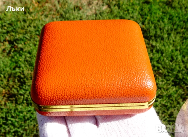 Europa механичен настолен часовник будилник,рубини,кожа. , снимка 9 - Антикварни и старинни предмети - 51826154