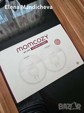 Помпа за кърма Momcozy M5 двойна двоен комплект 9 нива на изпомпване 1200 mAh бяла
