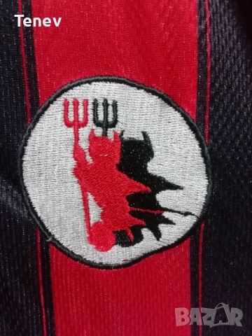 Foggia Home 1997 1998 1999 Kappa Vintage оригинална ретро футболна тениска фланелка екип Фоджа Калчо, снимка 5 - Тениски - 52889569