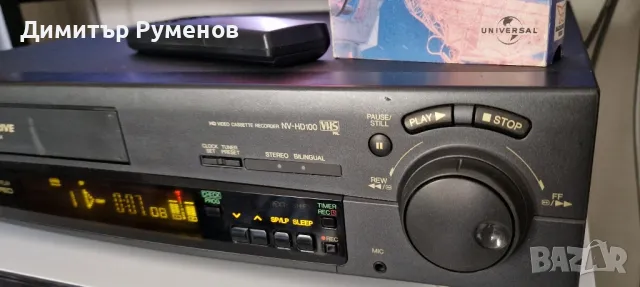 Видео VHS Panasonic NV-HD100EG 4HEAD Hi-Fi stereo , снимка 4 - Декове - 49411471