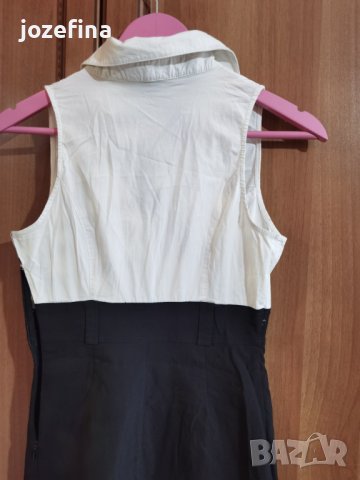 Рокля в бяло и черно, снимка 9 - Рокли - 37505716