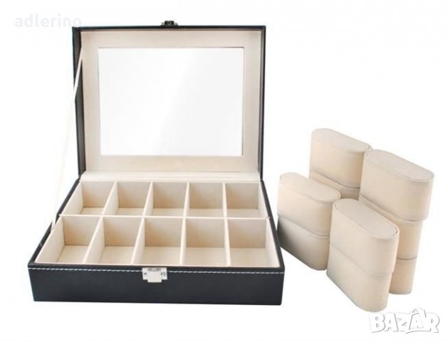Органайзер за часовници, бижута, аксесоари с 10 отделения , снимка 3 - Други - 35739145