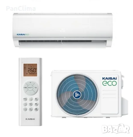 Инверторен климатик KAISAI ECO KEX-09KTKI/KEX-09KTKO, 9 000 BTU, Клас: A++/A+