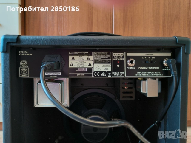 Лампов комбоусилвател за китара Bugera V5 Infinium, снимка 4 - Китари - 53035915