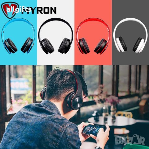 660 Bluetooth стерео слушалки с вградена батерия, снимка 4 - Слушалки и портативни колонки - 35799640