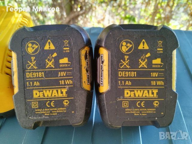 Винтоверт Dewalt 18v li-on, снимка 8 - Винтоверти - 41657380