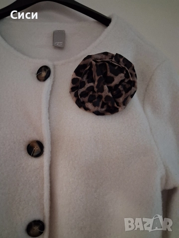 Дамско палтенце с леопардово цвете, снимка 3 - Якета - 52759324