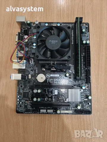 Дънна платка GIGABYTE GA-F2A55M-S1 Socket FM2, DDR3 с охлаждане