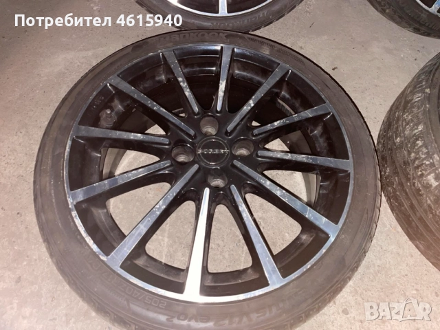 17 BORBET 4x108mm ET45 7J+4бр гуми ЛЕТНИ HANKOOK 205/40/17 DOT0814 399 лв, снимка 7 - Гуми и джанти - 52005055
