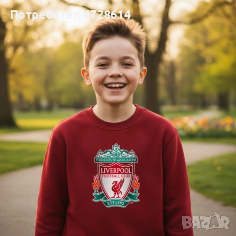 Liverpool детска блуза , суитшърт, снимка 2 - Детски анцузи и суичери - 53407519