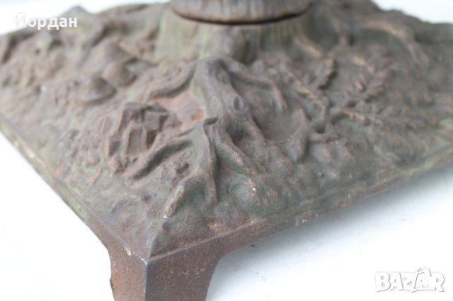 Чугунена стойка за елха 19-ти век, снимка 6 - Антикварни и старинни предмети - 41947299