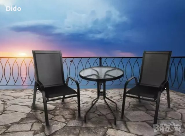 Комплект маса и столове за тераса или градина  Код на продукт: TS6386, снимка 4 - Столове - 41738494