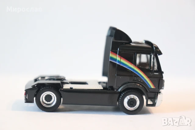 HERPA H0 1/87 MERCEDES 1850 ВЛЕКАЧ МОДЕЛ КОЛИЧКА КАМИОН, снимка 5 - Колекции - 50586697