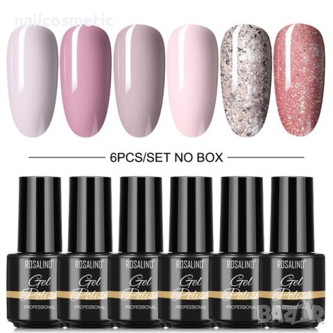 UV&LED ГЕЛ ЛАК 6 ЦВЯТА КОМПЛЕКТ - 195