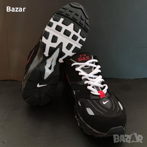 Nike Air Max Sport Vant Black Нови Мъжки Обувки Маратонки Размер 43 Номер 27.5см Кецове Черни Shoes , снимка 6 - Маратонки - 40173931