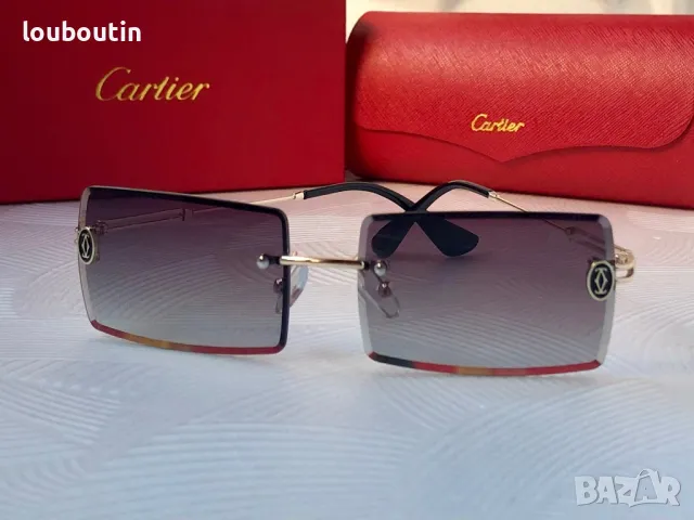 Cartier 2024 мъжки слънчеви очила дамски унисекс 3 цвята, снимка 16 - Слънчеви и диоптрични очила - 48008552