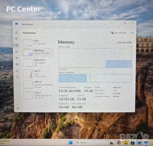 Геймърски лаптоп ACER NITRO LITE 16, Intel Core i5 13420H, RTX 4050 6GB, 16GB ram, снимка 7 - Лаптопи за игри - 55753684