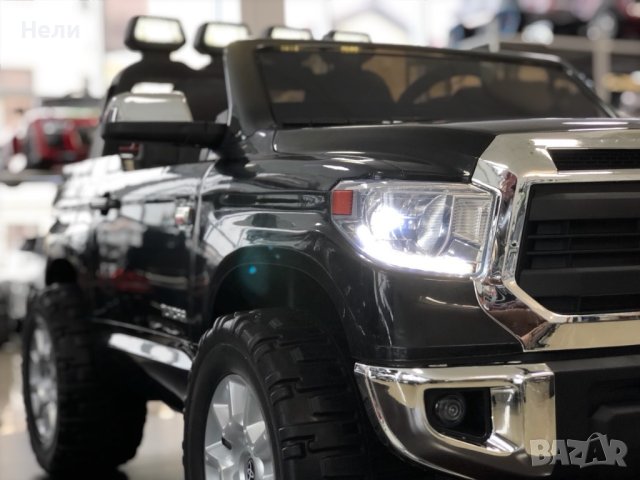 Акумулаторен джип TOYOTA Tundra 12V, лицензиран, с меки гуми, кожена седалка, снимка 12 - Детски велосипеди, триколки и коли - 37662069