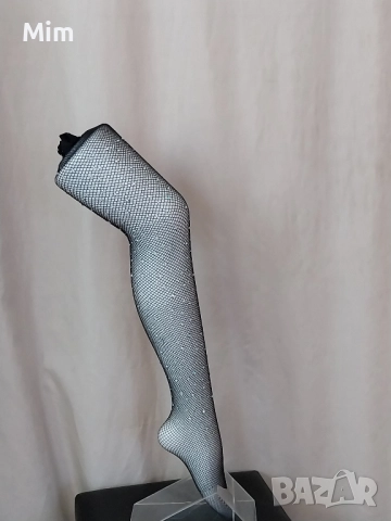 Черен чорапогащник мрежа с камъни , снимка 3 - Бельо - 51795122