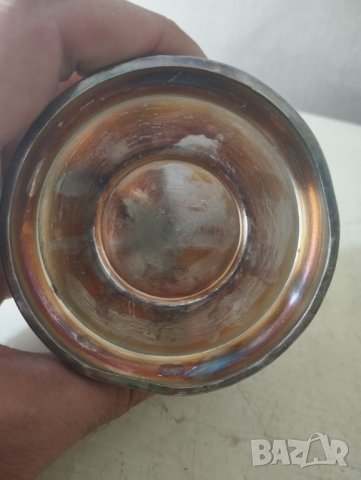 метален стакан арт деко, снимка 5 - Антикварни и старинни предмети - 42699854