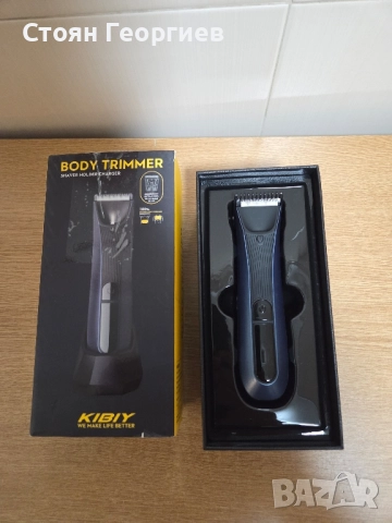 Тример за тяло за мъже, електрически тример Kibiy с LED индикатор