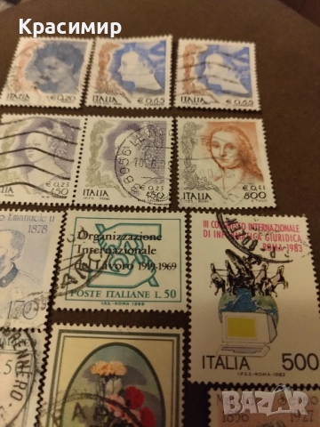 Пощенски марки Италия , снимка 8 - Филателия - 51695341