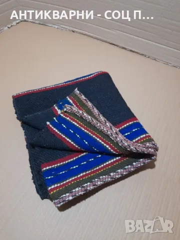 Стара Ръчно Тъкана Черга Пътека Размери 120/67см., снимка 5 - Антикварни и старинни предмети - 48435743