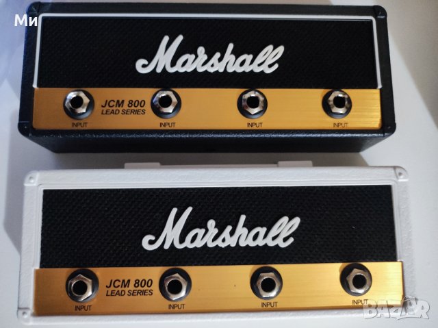 Стенна поставка за ключове, с дизайн на усилвател Marshall, снимка 4 - Декорация за дома - 41223150