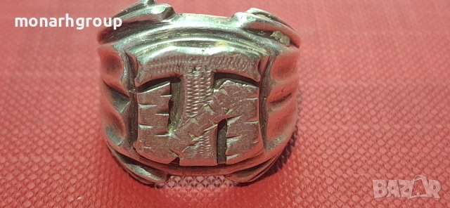 Сребърен пръстен /скъсан/, снимка 2 - Пръстени - 53515695