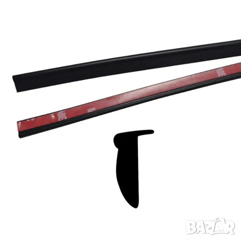 Черни лайсни за автомобилни врати 2 броя 69 cm, снимка 3 - Аксесоари и консумативи - 55863306