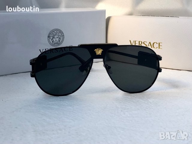 Versace VE2252 мъжки слънчеви очила авиатор унисекс дамски, снимка 8 - Слънчеви и диоптрични очила - 41848440