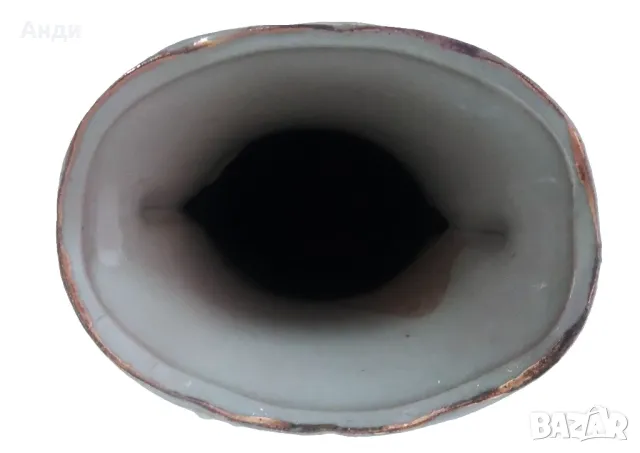 Малка порцеланова китайска ваза с печат, снимка 9 - Вази - 41954713