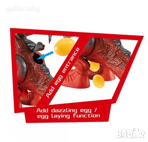 Електрическа играчка динозавър T-Rex, снимка 3 - Електрически играчки - 40023236