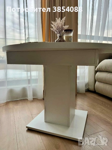 Разтегателна трапезна маса, снимка 7 - Маси - 53142631