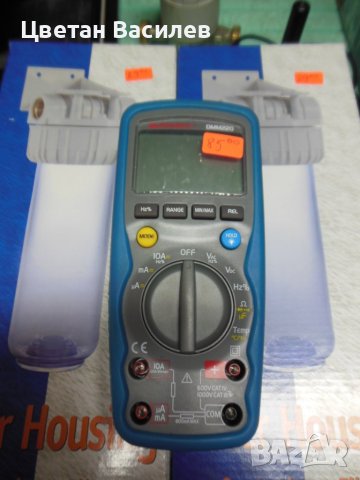 Multimetrix DMM 220 Handheld multimeter Digital Waterproof (IP67) CAT III 1000 V, CAT IV 600 V Displ, снимка 2 - Друга електроника - 41585765