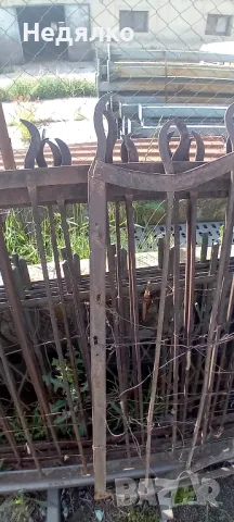 Интериорна ограда,ковано желязо на 200 години, снимка 6 - Антикварни и старинни предмети - 50364083