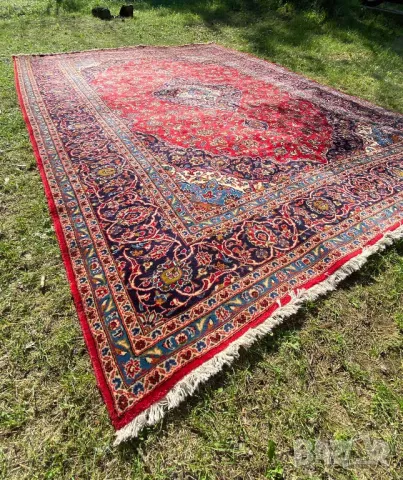 Огромен персийски килим Кашан 4х3м 