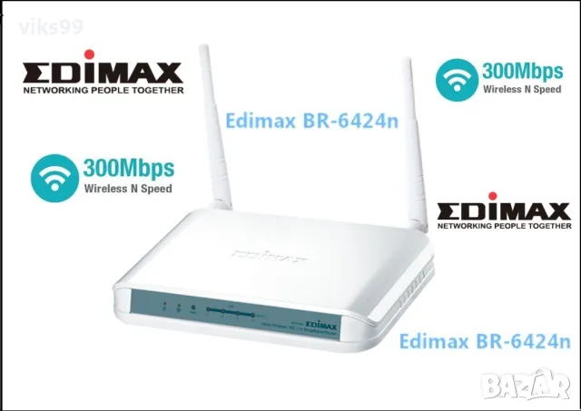 Рутер Edimax AP, AP Client, Bridge, Bridge + WDS and Repeater, снимка 1 - Рутери - 48450793