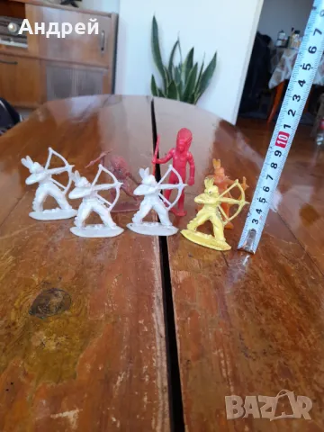 Стари фигурки Индианци #3, снимка 4 - Колекции - 49859215